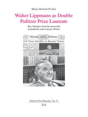 cover image of Walter Lippmann as Double Pulitzer Prize Laureate